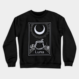 Luna Tarot Card Crewneck Sweatshirt